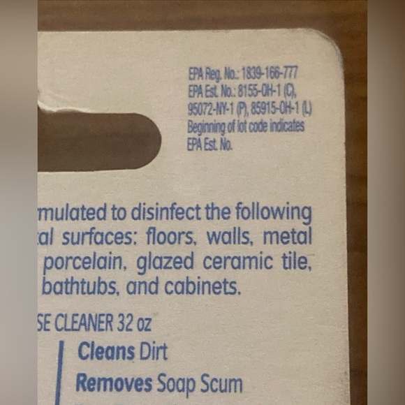LYSOL Smart Lemon Disinfectant Liquid All-Purpose Cleaner (2-Pack) Lot of 3 - Picture 3 of 4